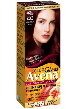 Крем-фарба Acme Avena Gloss Color №233 Рубіновий, 133 мл